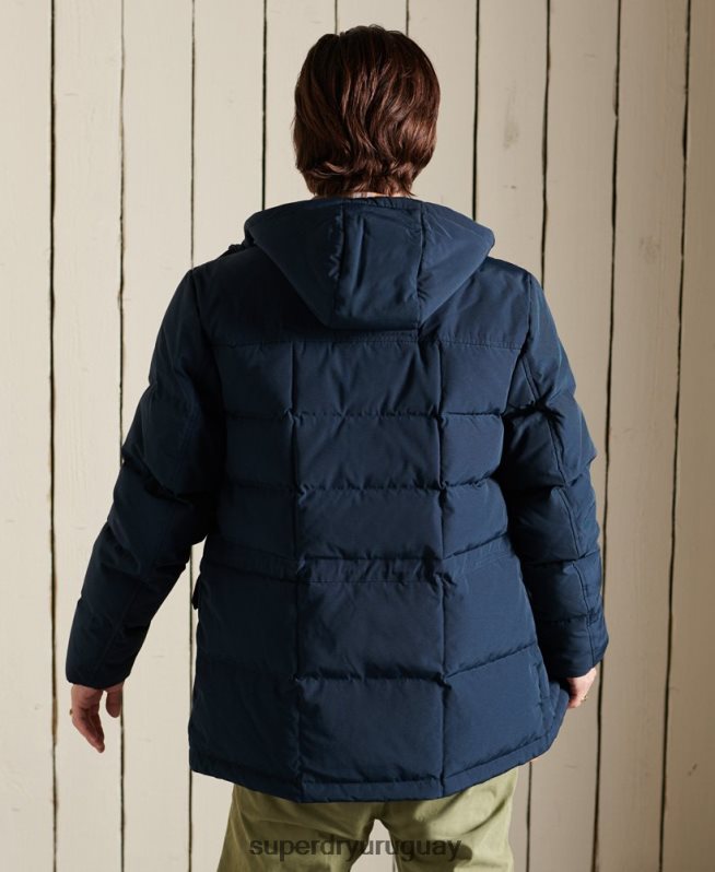 uy Superdry hombres parka de expedición de montaña Armada DT2N8Z4644 ropa