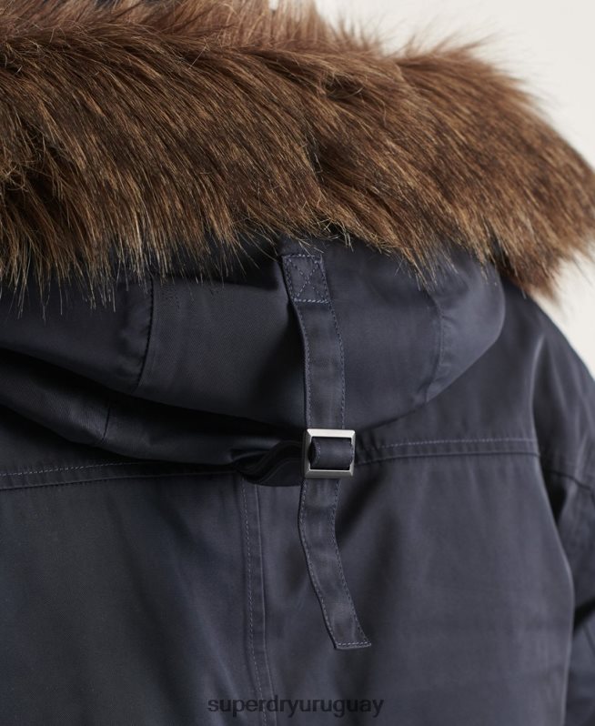 uy Superdry hombres parka de plumón de studios everest Armada DT2N8Z4578 ropa