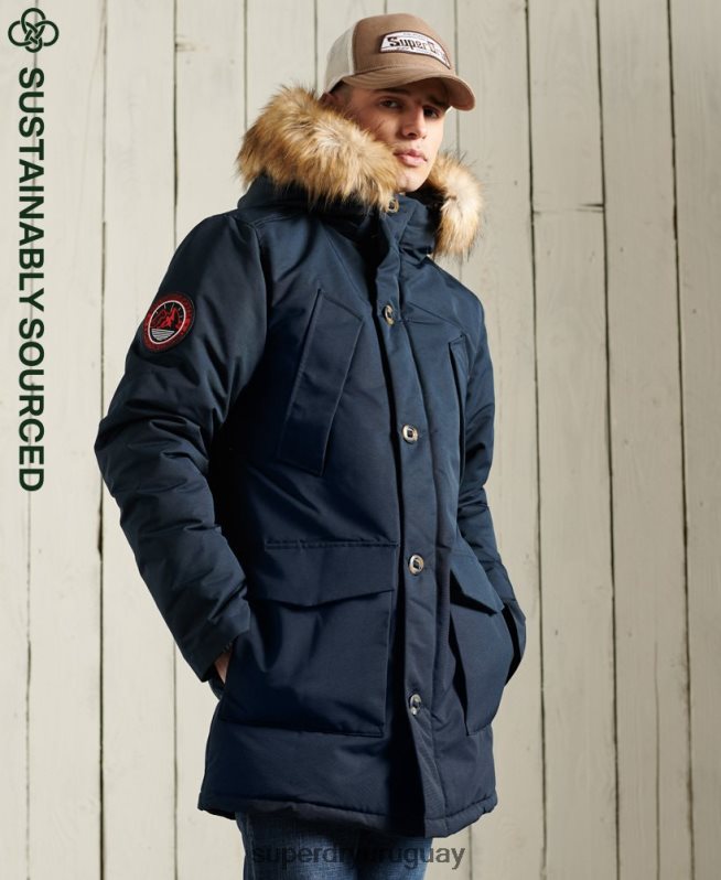 uy Superdry hombres parka everest Armada DT2N8Z1027 ropa