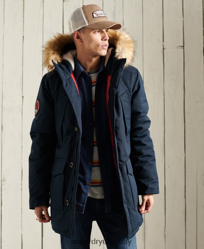 uy Superdry hombres parka everest Armada DT2N8Z1027 ropa