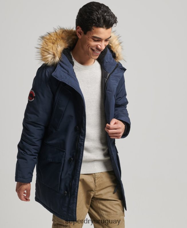 uy Superdry hombres parka everest Armada DT2N8Z1097 ropa