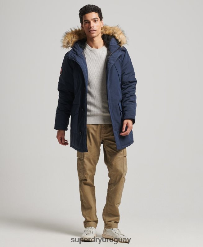 uy Superdry hombres parka everest Armada DT2N8Z1097 ropa