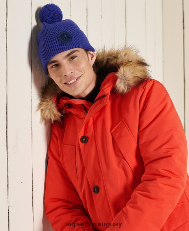 uy Superdry hombres parka everest naranja DT2N8Z1098 ropa