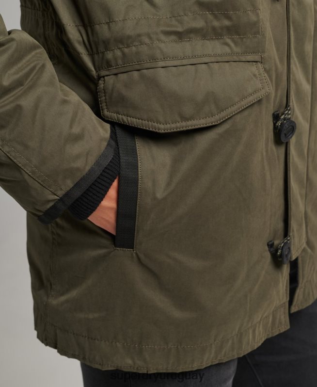 uy Superdry hombres parka original y vintage verde DT2N8Z4573 ropa