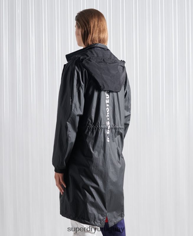 uy Superdry hombres parka sdx freya de edición limitada negro DT2N8Z5552 ropa