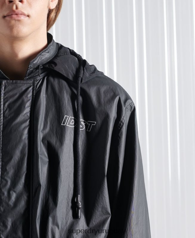 uy Superdry hombres parka sdx freya de edición limitada negro DT2N8Z5552 ropa