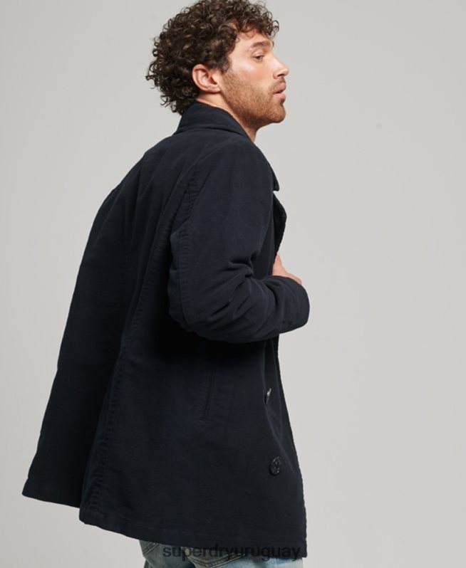 uy Superdry hombres tienda comercial - chaquetón de piel de topo Armada DT2N8Z1103 ropa