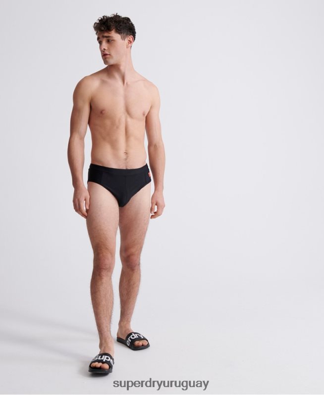 uy Superdry hombres baúles deportivos negro DT2N8Z453 ropa