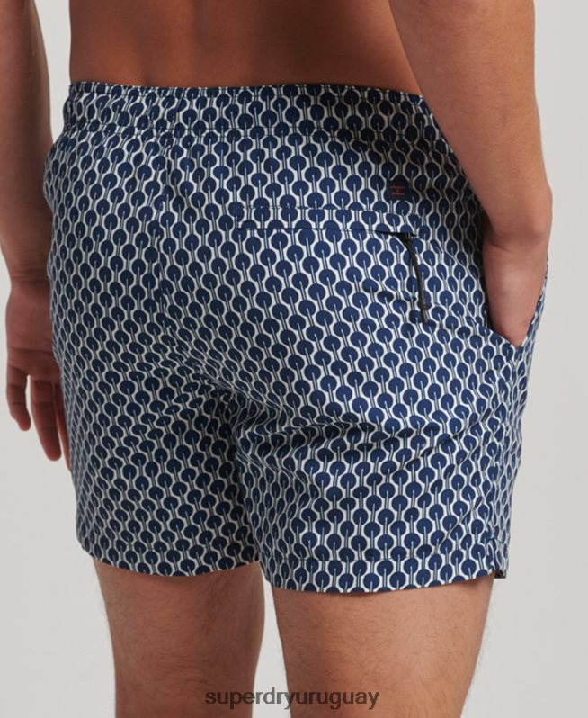 uy Superdry hombres shorts de baño reciclados Armada DT2N8Z387 ropa