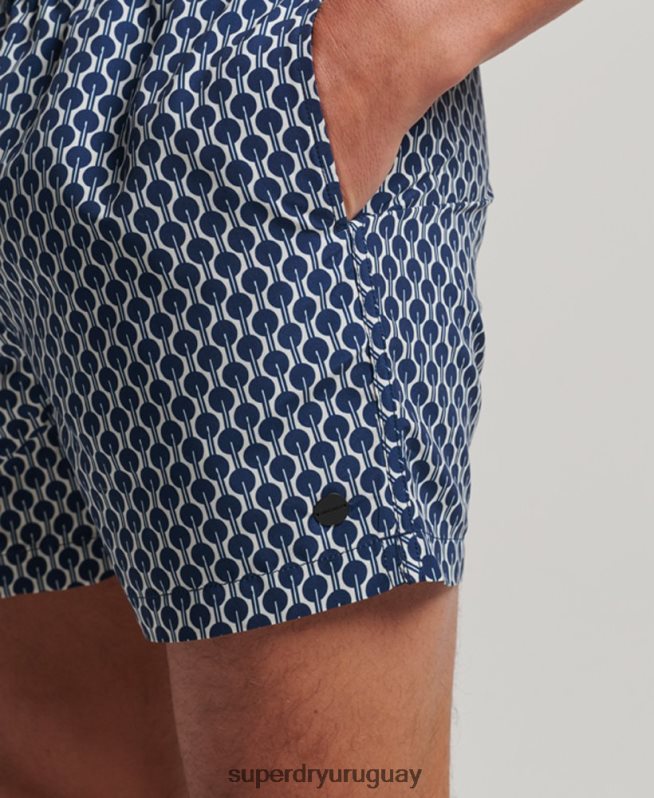 uy Superdry hombres shorts de baño reciclados Armada DT2N8Z387 ropa
