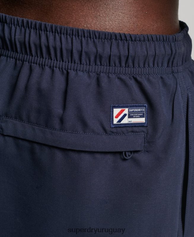 uy Superdry hombres shorts de baño reciclados de 19 pulgadas con apliques Armada DT2N8Z409 ropa