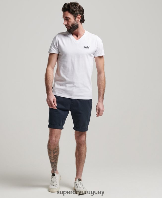 uy Superdry hombres bermudas chinas core Armada DT2N8Z247 ropa