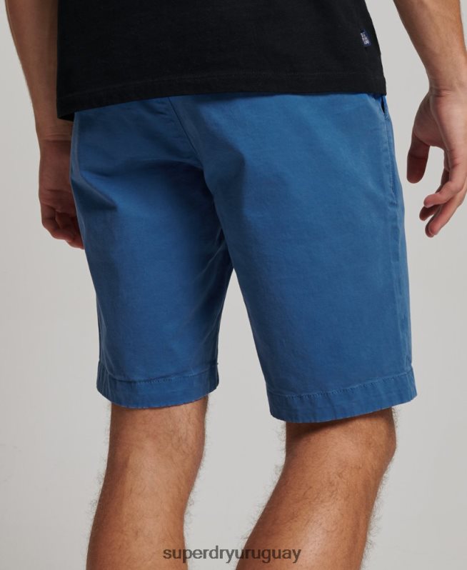 uy Superdry hombres bermudas chinas core azul claro DT2N8Z251 ropa