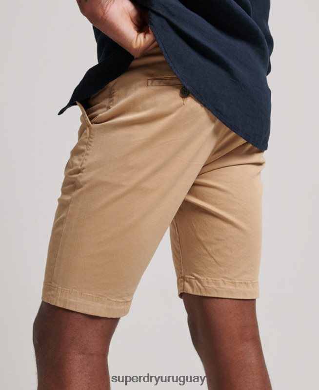 uy Superdry hombres bermudas chinas core beige DT2N8Z245 ropa