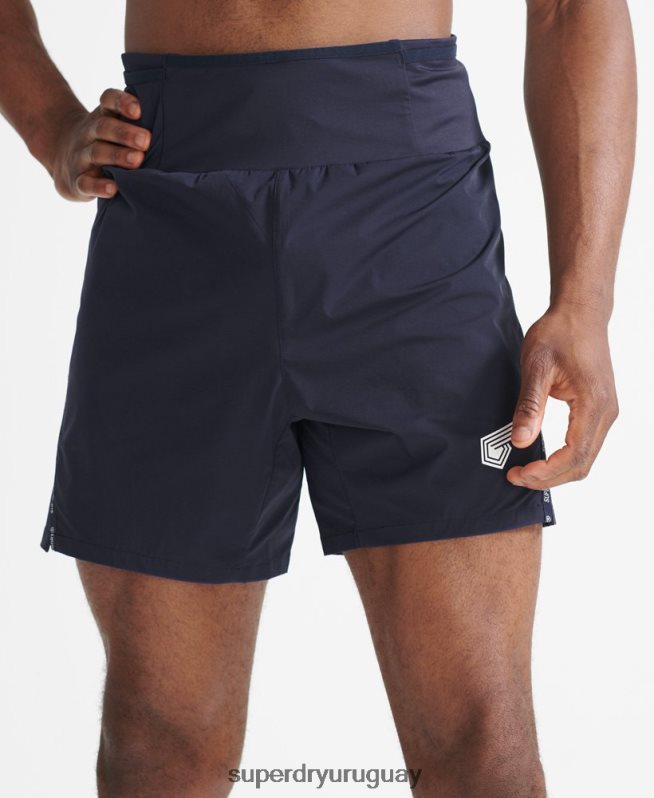 uy Superdry hombres correr pantalones cortos de primera calidad Armada DT2N8Z5370 ropa