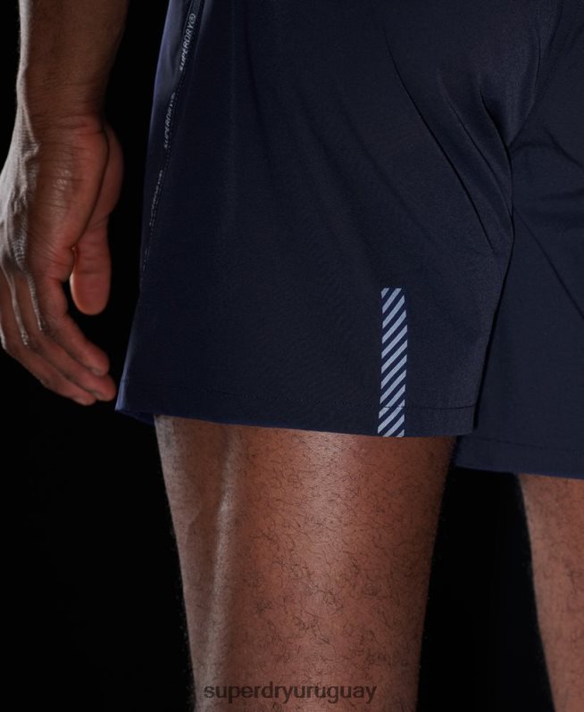 uy Superdry hombres correr pantalones cortos de primera calidad Armada DT2N8Z5370 ropa
