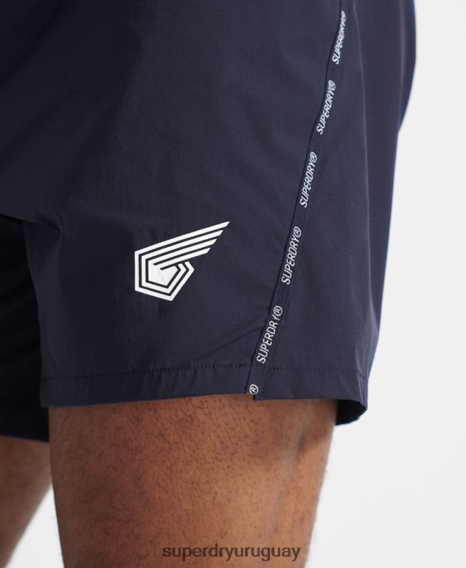 uy Superdry hombres correr pantalones cortos de primera calidad Armada DT2N8Z5370 ropa