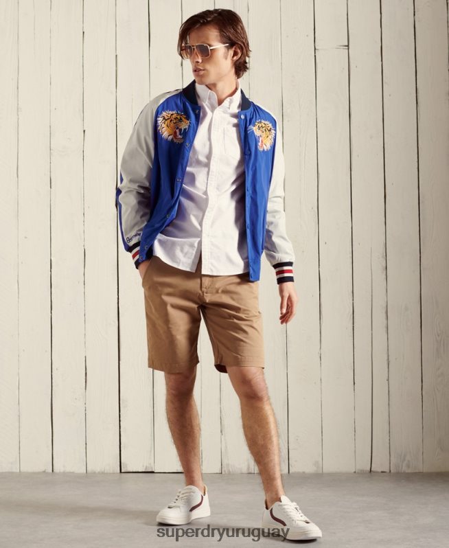 uy Superdry hombres pantalones cortos chinos internacionales amarillo DT2N8Z6495 ropa