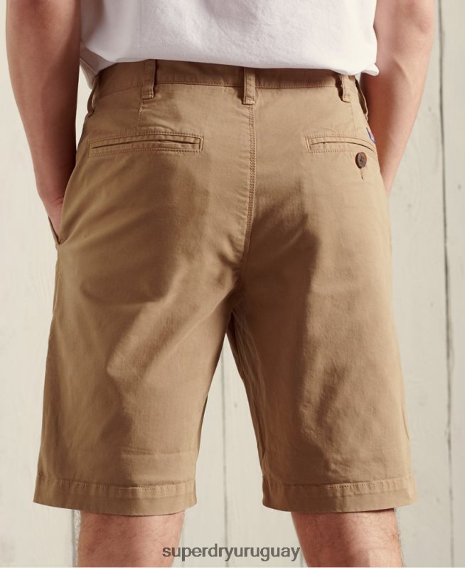 uy Superdry hombres pantalones cortos chinos internacionales amarillo DT2N8Z6495 ropa