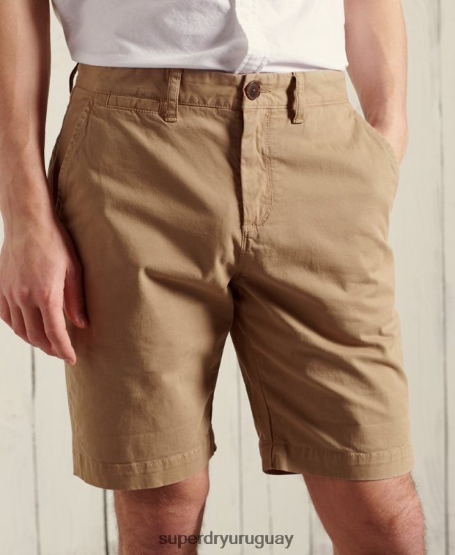 uy Superdry hombres pantalones cortos chinos internacionales amarillo DT2N8Z6495 ropa