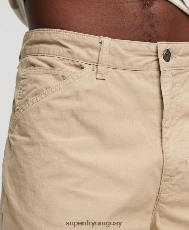 uy Superdry hombres pantalones cortos de carpintero broncearse DT2N8Z120 ropa