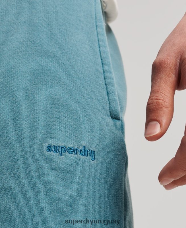 uy Superdry hombres pantalones cortos de marca vintage turquesa DT2N8Z281 ropa
