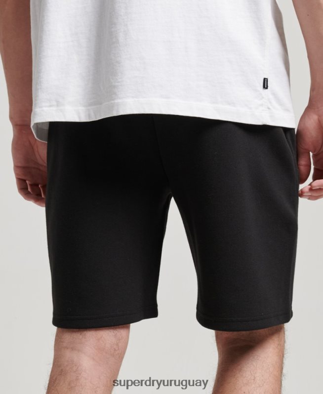 uy Superdry hombres pantalones cortos gymtech negro DT2N8Z315 ropa
