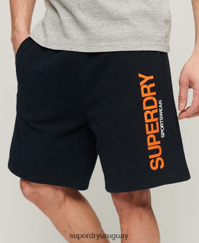 uy Superdry hombres pantalones cortos sueltos de ropa deportiva Armada DT2N8Z296 ropa