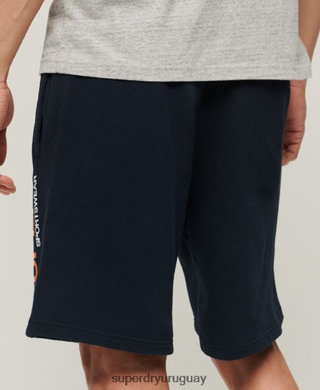 uy Superdry hombres pantalones cortos sueltos de ropa deportiva Armada DT2N8Z296 ropa