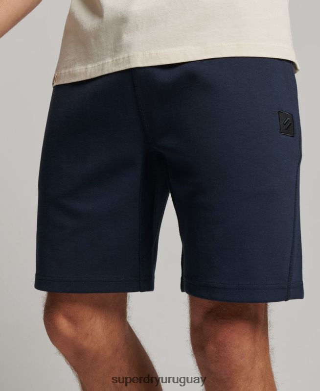 uy Superdry hombres pantalones cortos tecnológicos azul DT2N8Z288 ropa