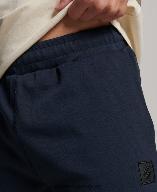 uy Superdry hombres pantalones cortos tecnológicos azul DT2N8Z288 ropa