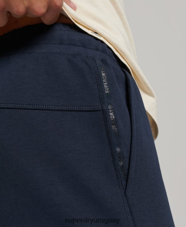 uy Superdry hombres pantalones cortos tecnológicos azul DT2N8Z288 ropa