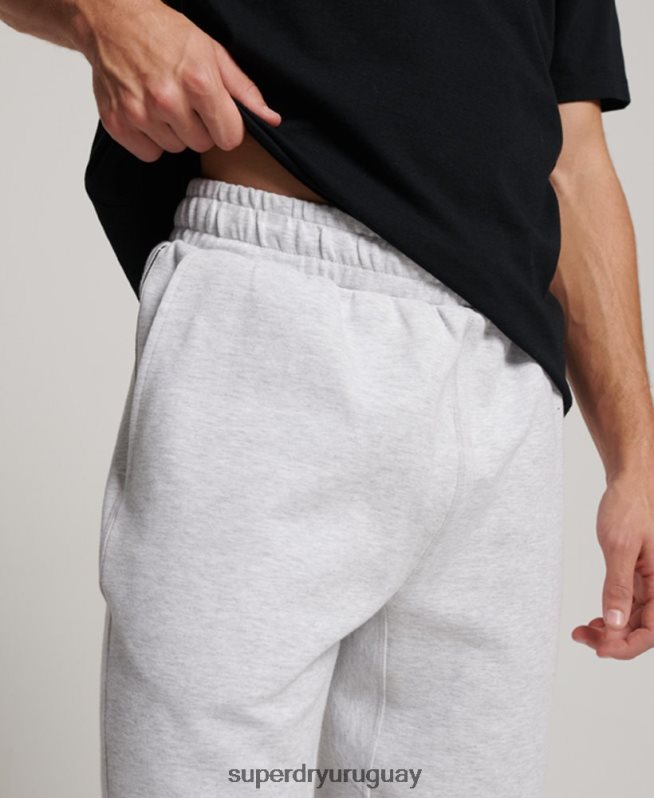 uy Superdry hombres pantalones cortos tecnológicos gris DT2N8Z290 ropa