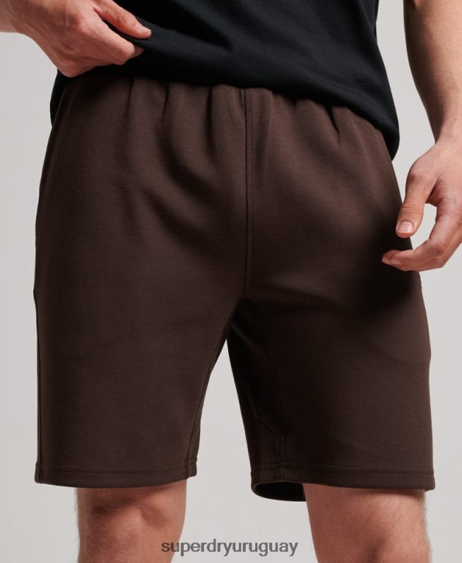 uy Superdry hombres pantalones cortos tecnológicos marrón DT2N8Z301 ropa