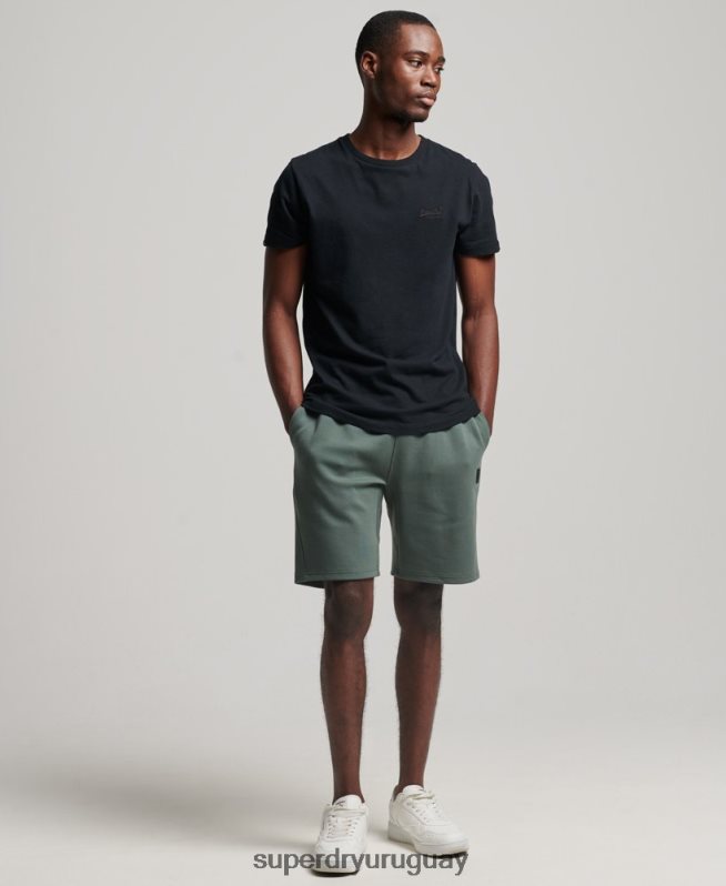 uy Superdry hombres pantalones cortos tecnológicos verde DT2N8Z345 ropa