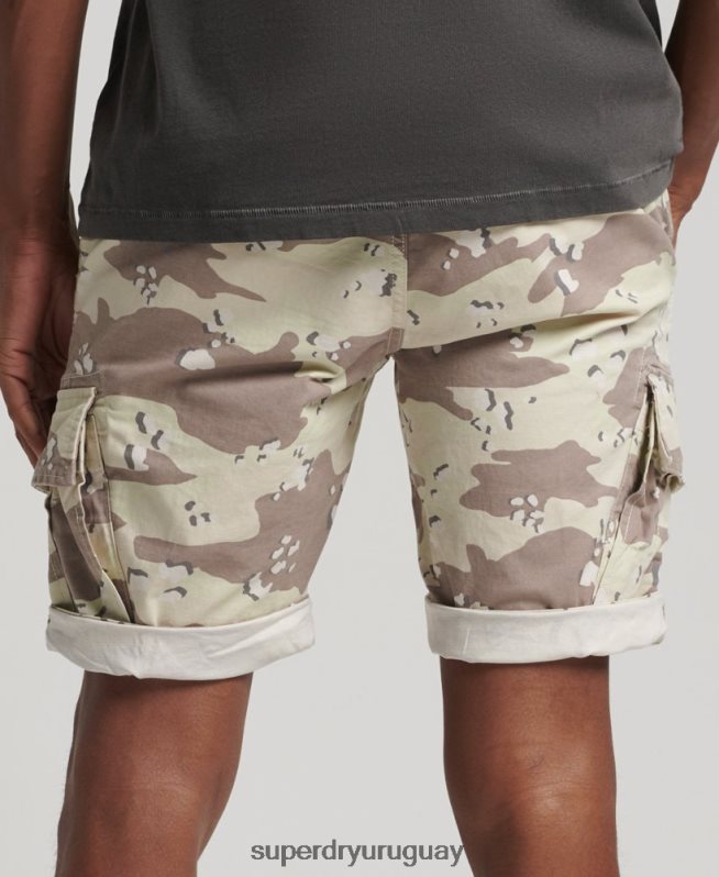 uy Superdry hombres shorts cargo básicos caqui DT2N8Z353 ropa