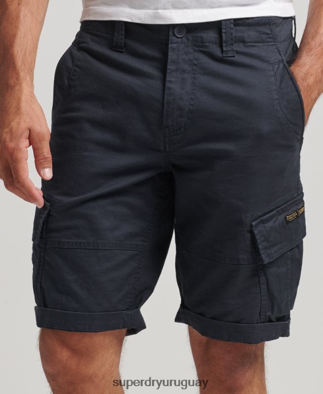 uy Superdry hombres shorts cargo con núcleo de algodón orgánico Armada DT2N8Z244 ropa