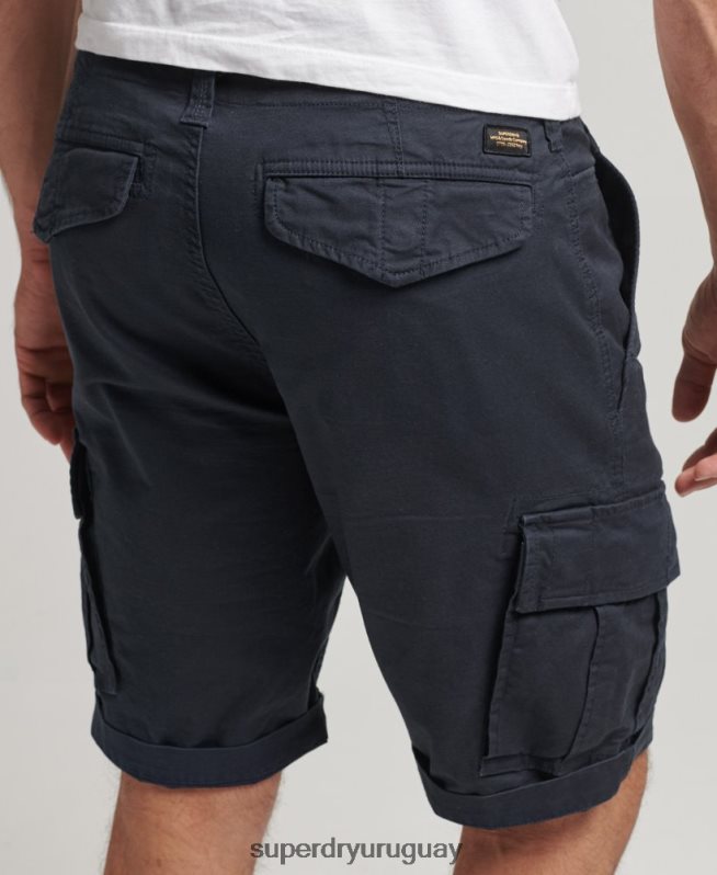 uy Superdry hombres shorts cargo con núcleo de algodón orgánico Armada DT2N8Z244 ropa