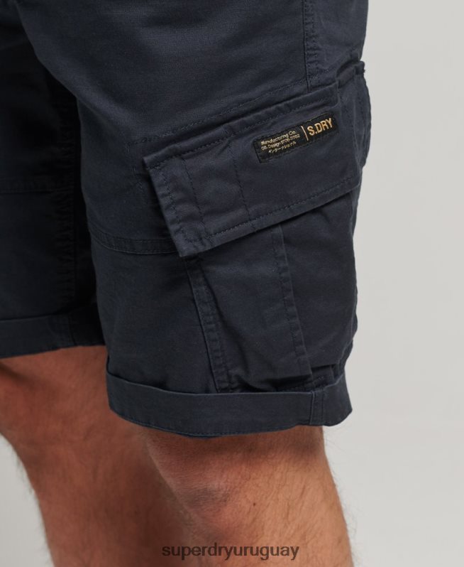 uy Superdry hombres shorts cargo con núcleo de algodón orgánico Armada DT2N8Z244 ropa