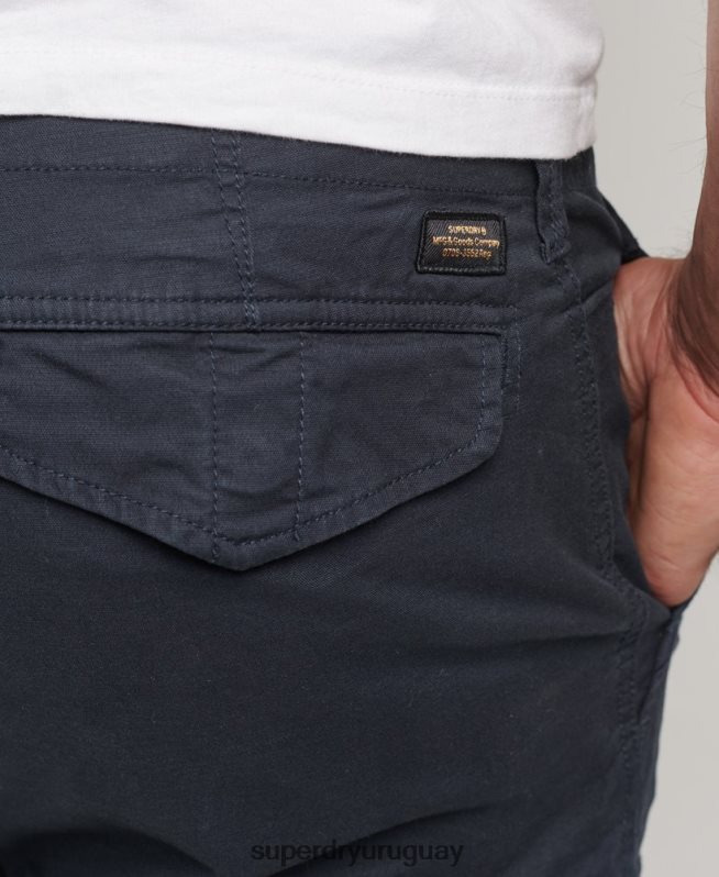 uy Superdry hombres shorts cargo con núcleo de algodón orgánico Armada DT2N8Z244 ropa