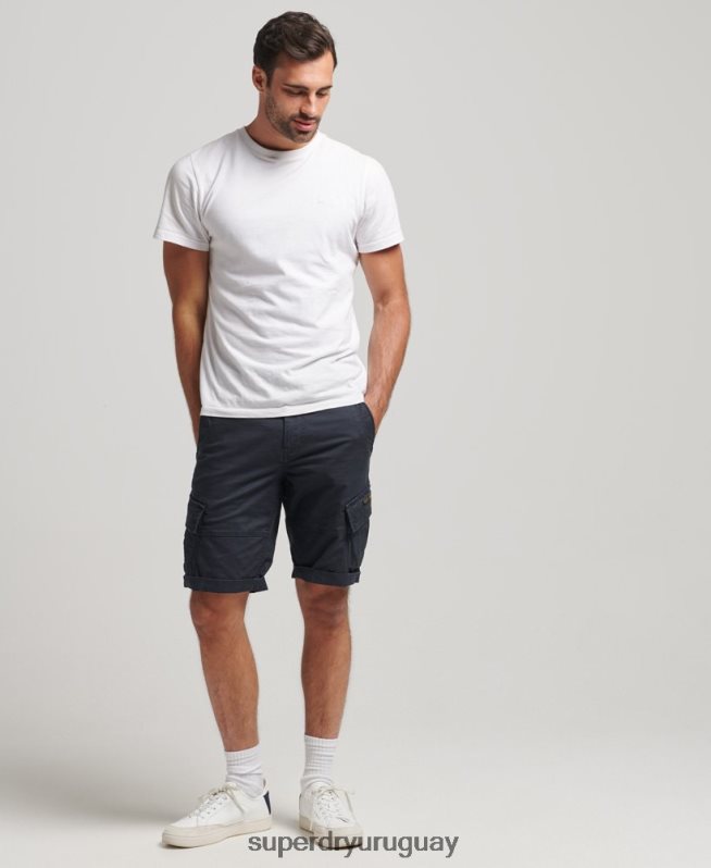 uy Superdry hombres shorts cargo con núcleo de algodón orgánico Armada DT2N8Z244 ropa