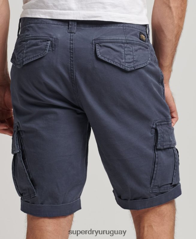 uy Superdry hombres shorts cargo con núcleo de algodón orgánico Armada DT2N8Z265 ropa