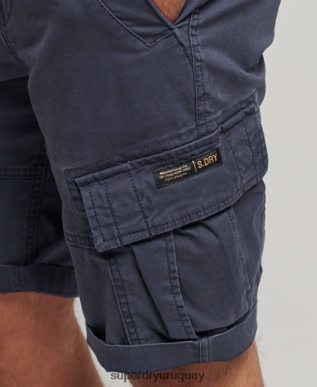 uy Superdry hombres shorts cargo con núcleo de algodón orgánico Armada DT2N8Z265 ropa