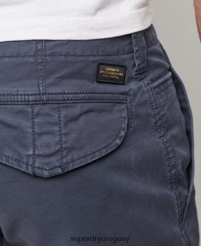 uy Superdry hombres shorts cargo con núcleo de algodón orgánico Armada DT2N8Z265 ropa