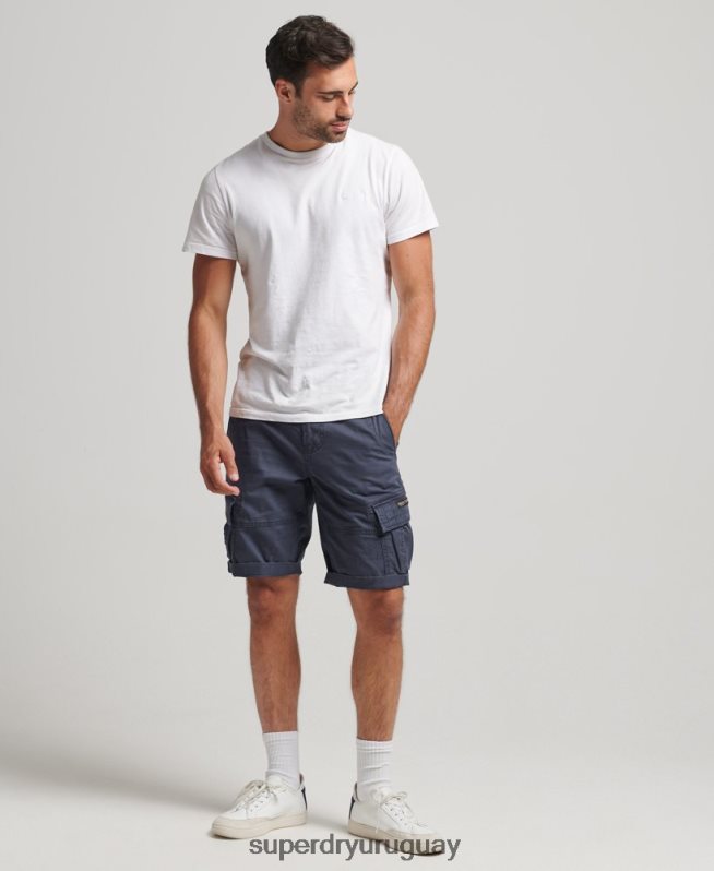 uy Superdry hombres shorts cargo con núcleo de algodón orgánico Armada DT2N8Z265 ropa