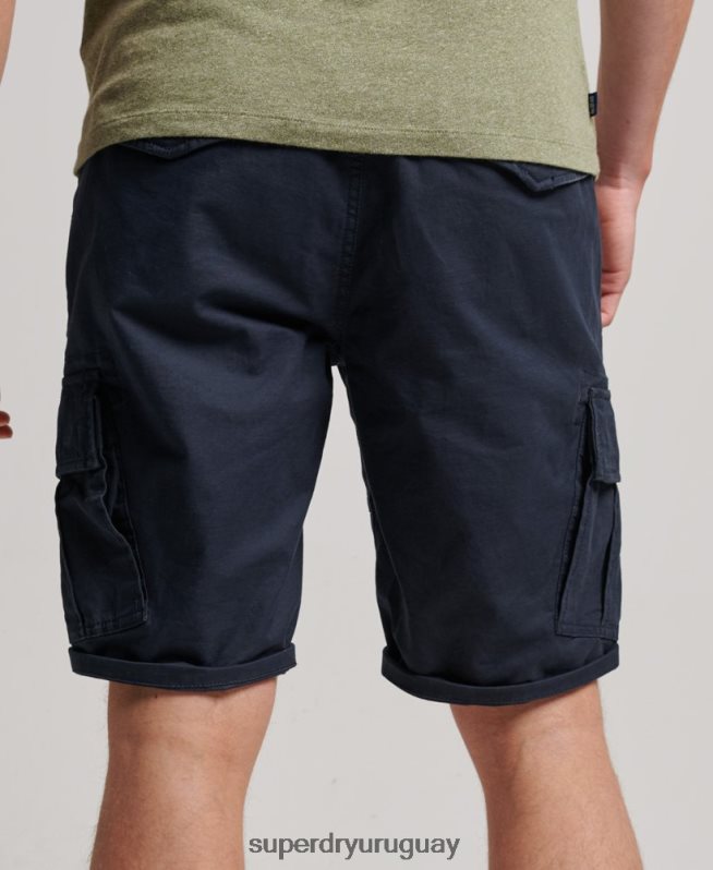 uy Superdry hombres shorts cargo con núcleo de algodón orgánico Armada DT2N8Z75 ropa