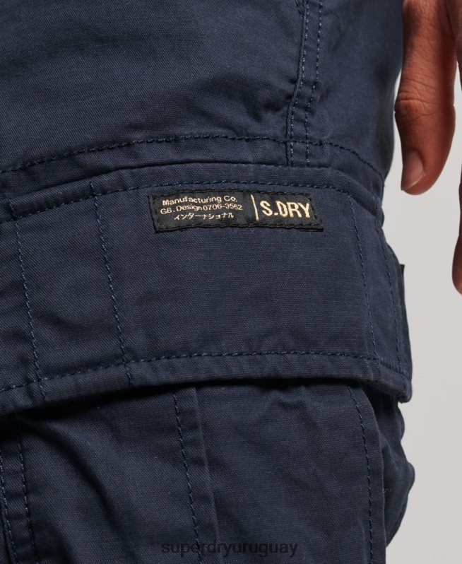 uy Superdry hombres shorts cargo con núcleo de algodón orgánico Armada DT2N8Z75 ropa