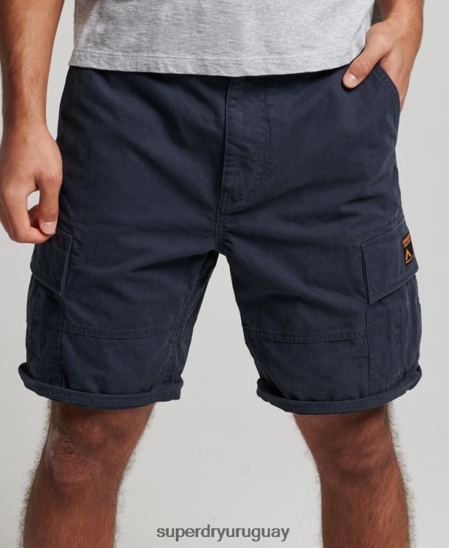 uy Superdry hombres shorts cargo pesados ​​de algodón orgánico Armada DT2N8Z262 ropa