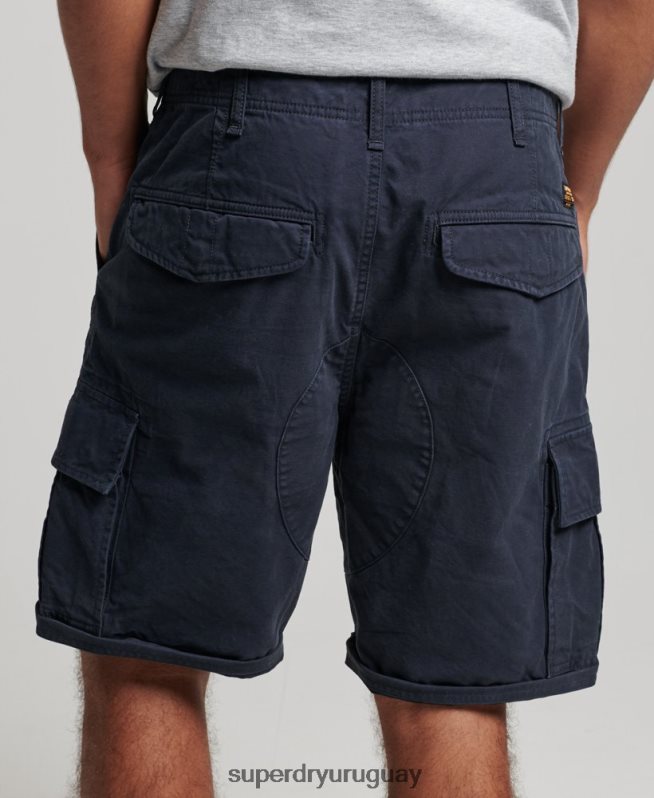 uy Superdry hombres shorts cargo pesados ​​de algodón orgánico Armada DT2N8Z262 ropa