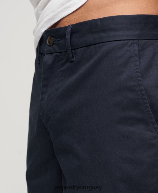 uy Superdry hombres shorts chinos ajustados elásticos Armada DT2N8Z103 ropa